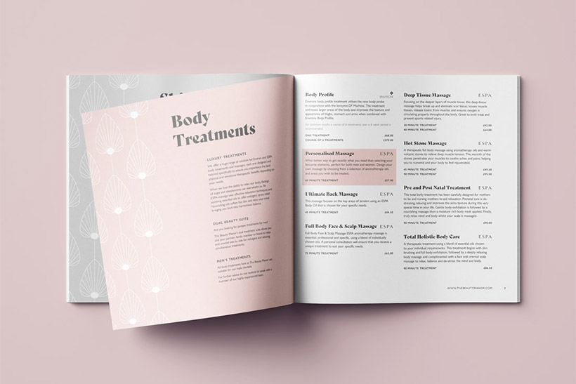 Beauty Salon Brochure - Brochure Design